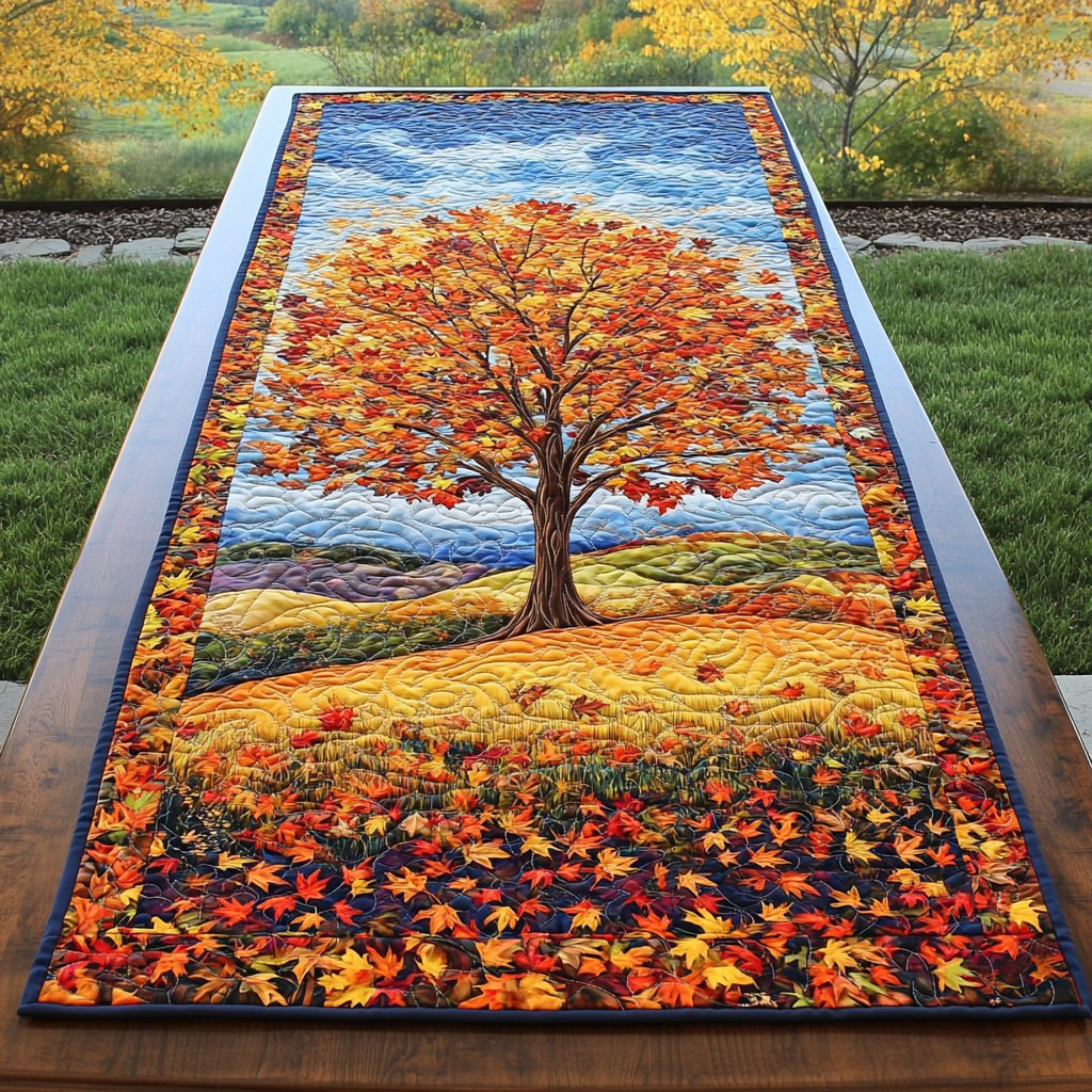 Fall Meadow Table Runner - Made to Order TABLE928