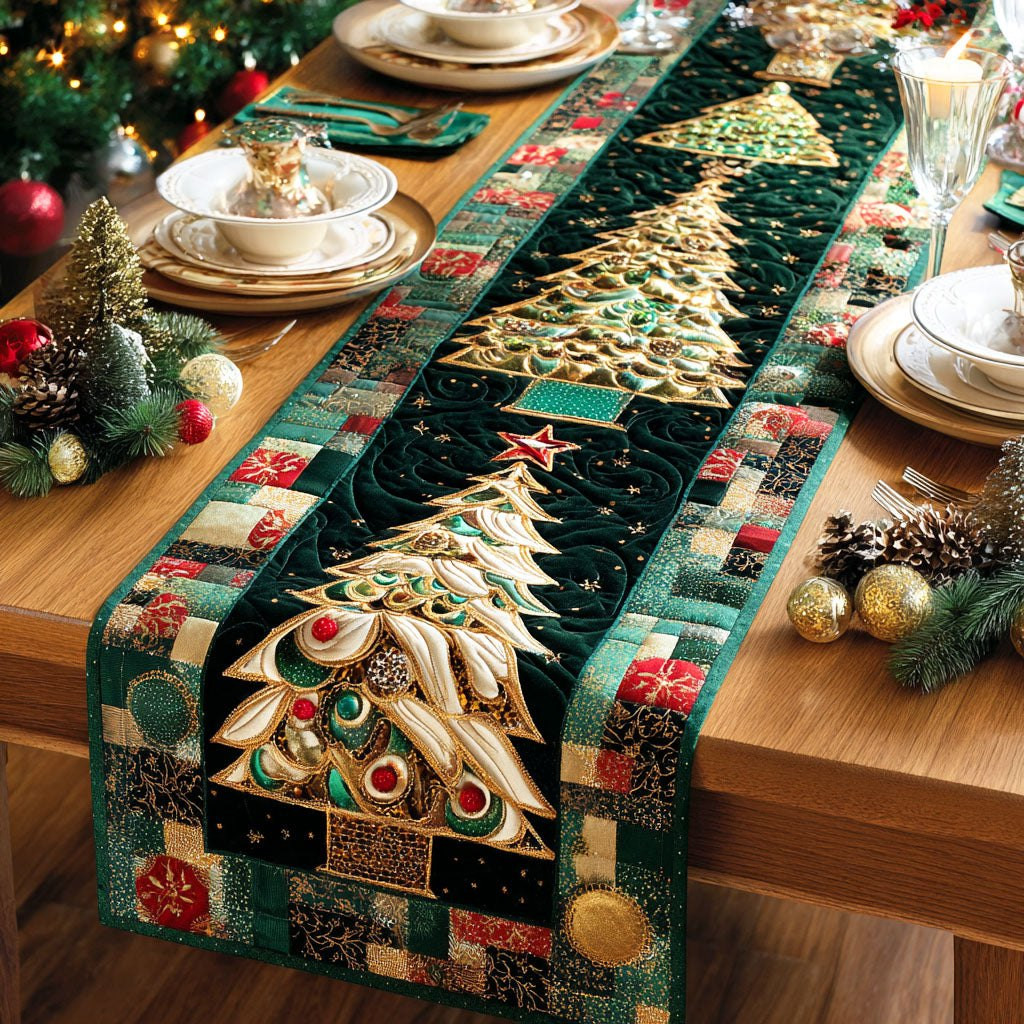 Evergreen Glow Table Runner - Made to Order TABLE928
