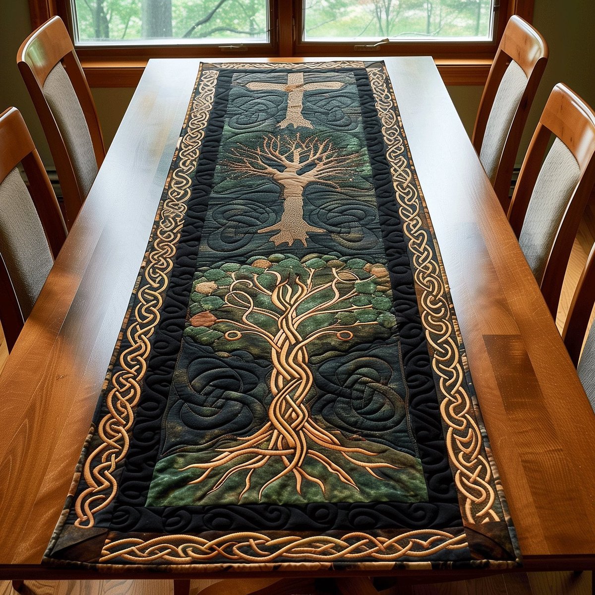 Eternal Growth Table Runner - Made to Order TABLE928