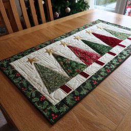 Evergreen Grace Table Runner - Made to Order TABLE928