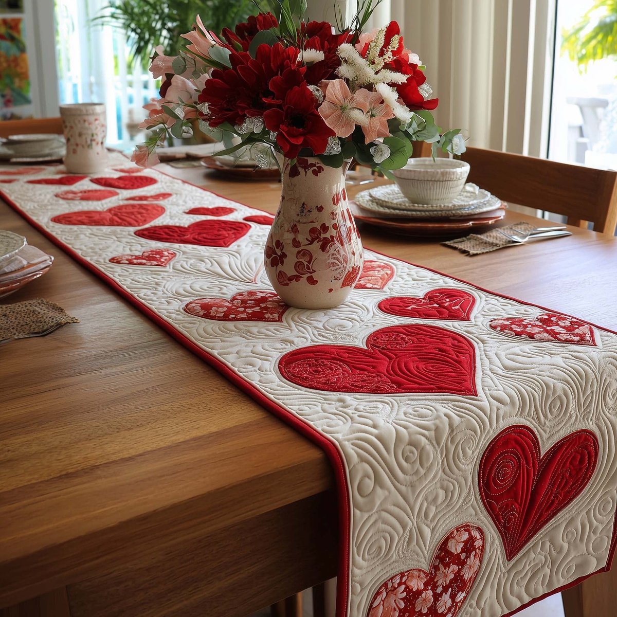 Everlasting Love Table Runner - Made to Order TABLE928