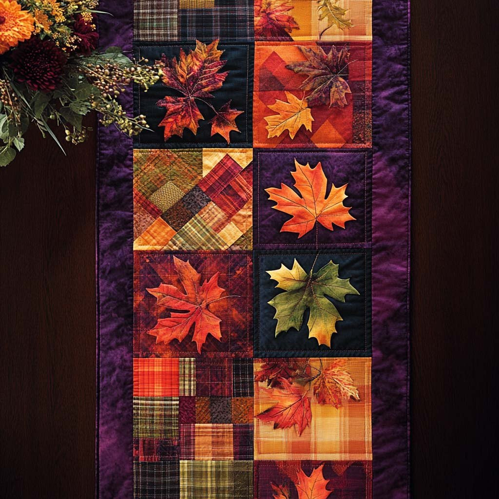 Fall Leaf Delight Table Runner - Made to Order TABLE928