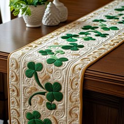 Emerald Whimsy Table Runner - Made to Order TABLE928