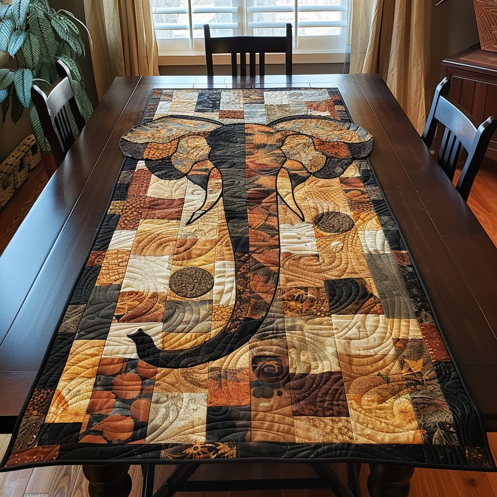 Elephant Safari Table Runner - Made to Order TABLE928