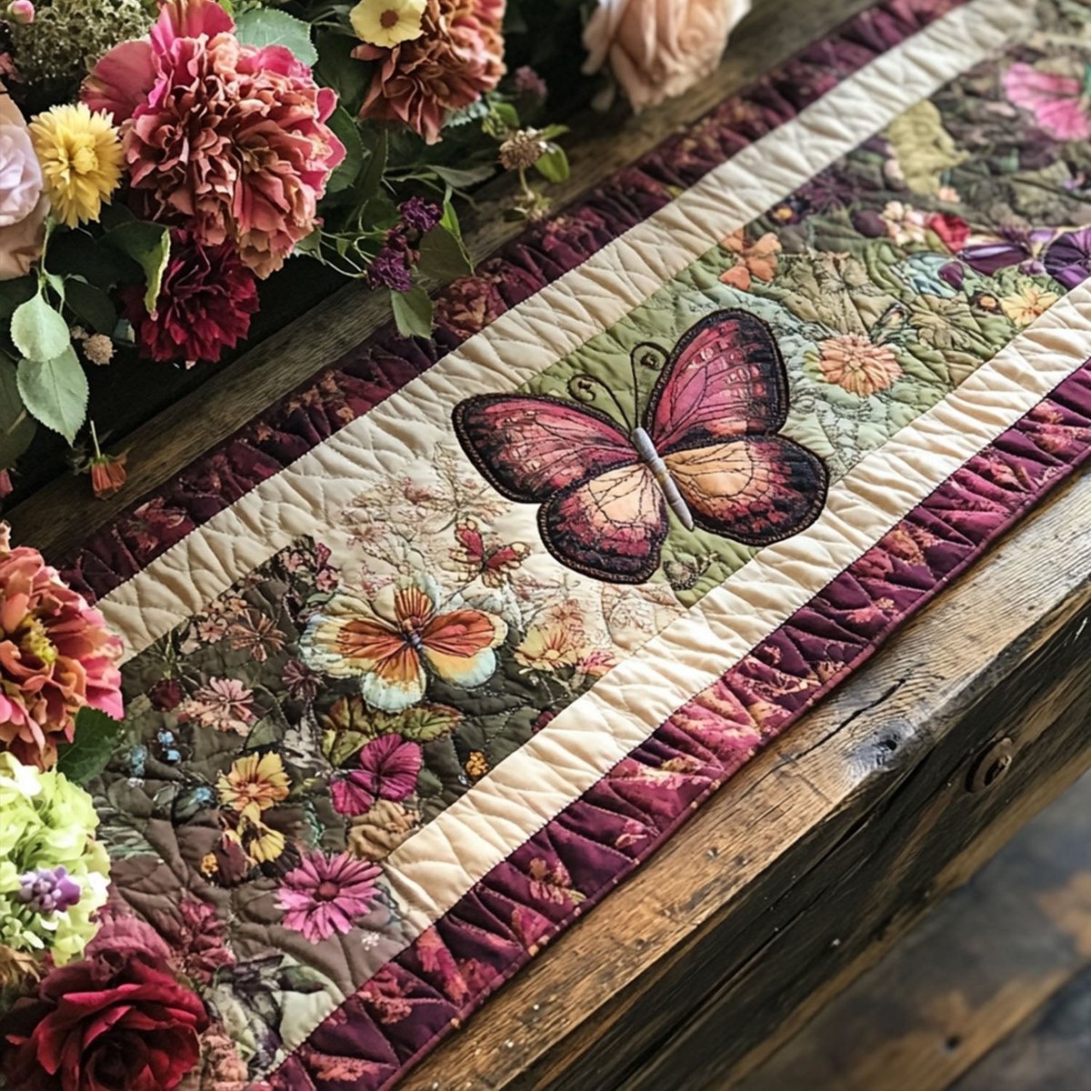 Enchanted Bloom Table Runner - Made to Order TABLE928