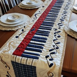 Elegance in Harmony Table Runner - Made to Order TABLE928
