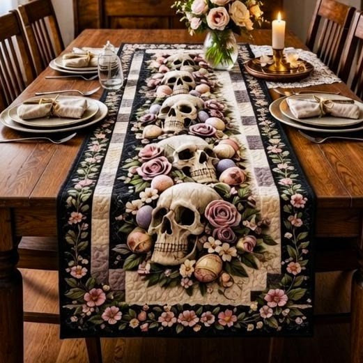 Eerie Bloom Table Runner - Made to Order TABLE928