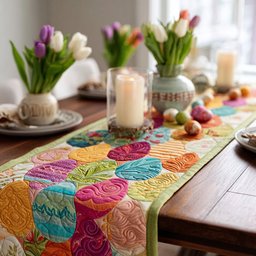 Egg Mosaic Table Runner - Made to Order TABLE928