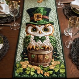 Emerald Treasure Table Runner - Made to Order TABLE928