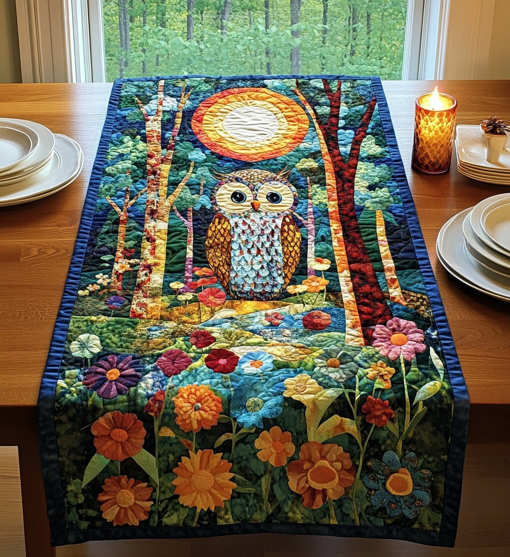 Dreamland Owl Table Runner - Made to Order TABLE928