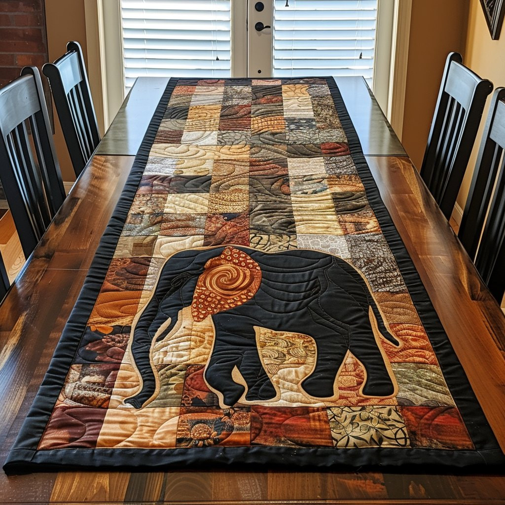 Elephant Grandeur Table Runner - Made to Order TABLE928