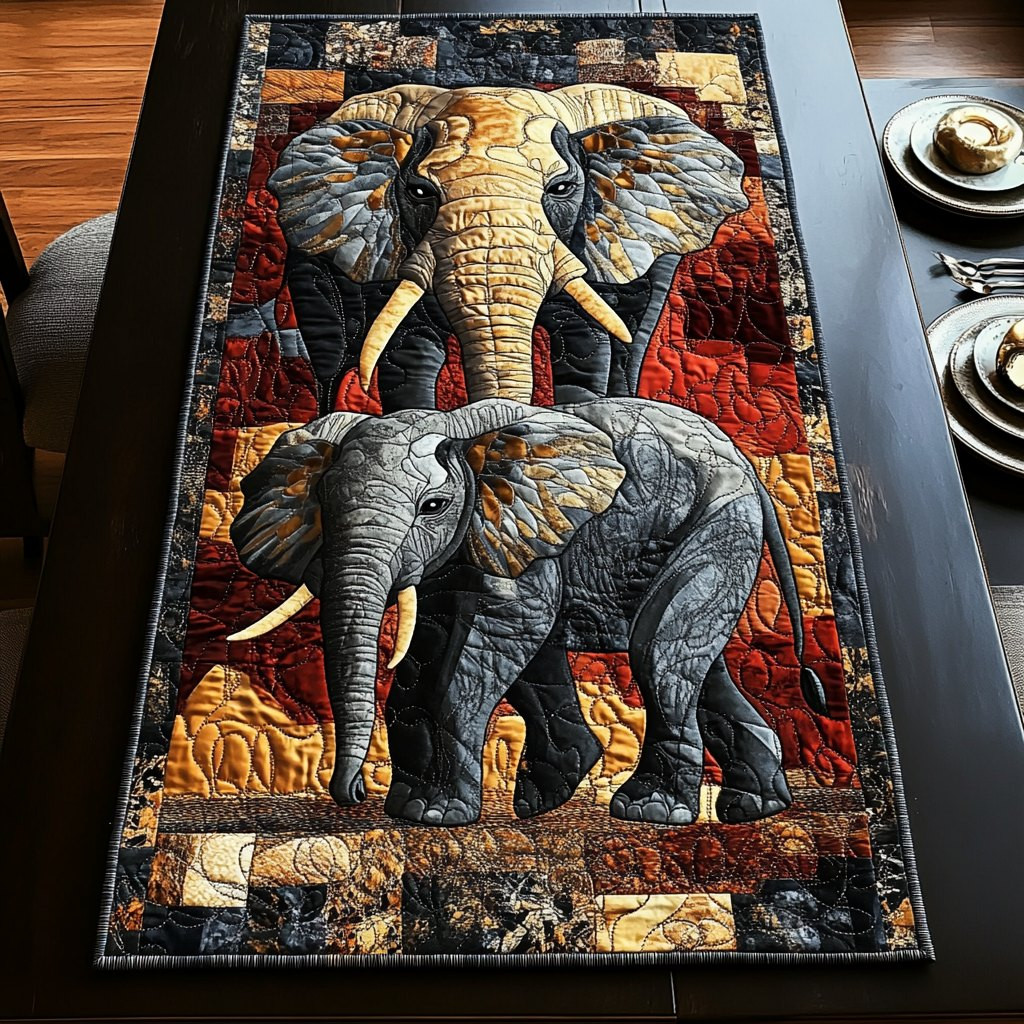 Elephant Band Table Runner - Made to Order TABLE928