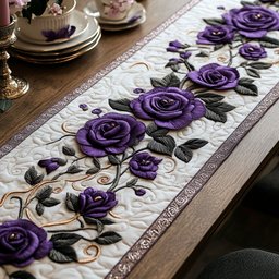 Enchanted Amethyst Table Runner - Made to Order TABLE928