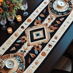 Earthy Tones Table Runner - Made to Order TABLE928