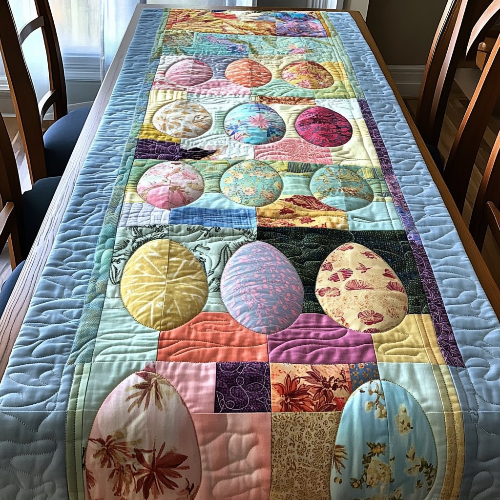 Easter Patchwork Table Runner - Made to Order TABLE928