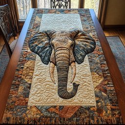 Elephant Journey Table Runner - Made to Order TABLE928