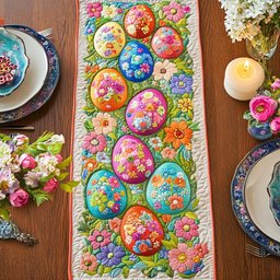 Easter Garden Path Table Runner - Made to Order TABLE928