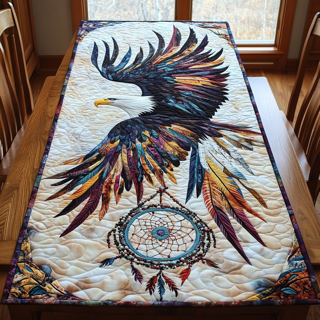 Eagle Above a Dreamcatcher Table Runner - Made to Order TABLE928