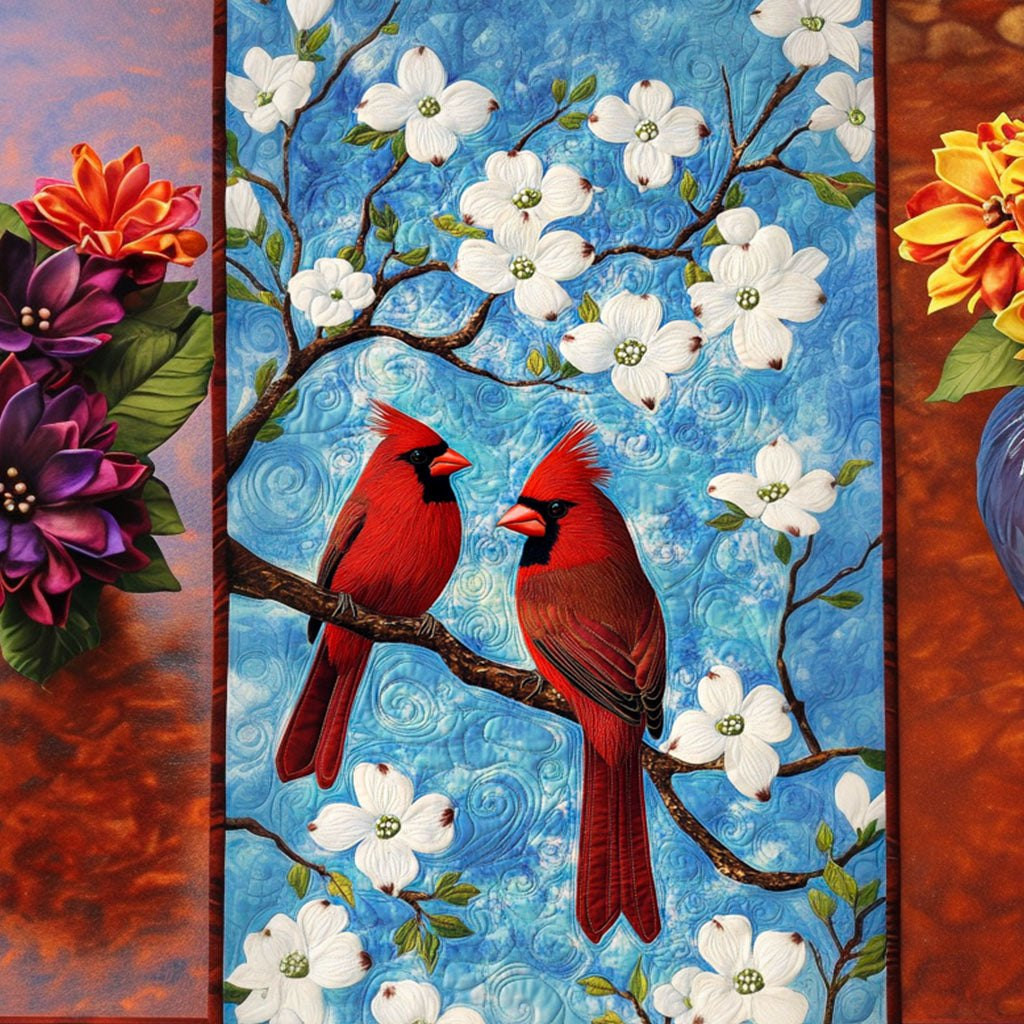 Dogwood Delight Table Runner - Made to Order TABLE928