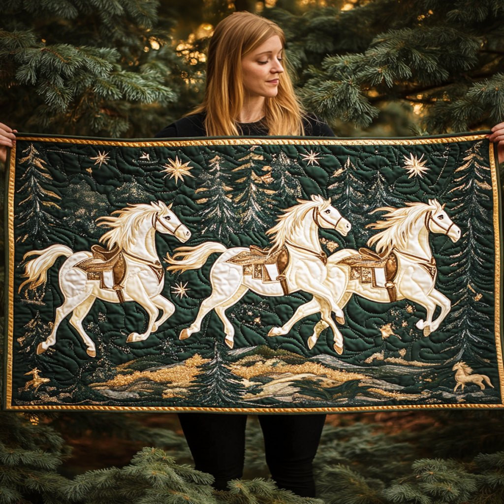 Emerald Equine Table Runner - Made to Order TABLE928