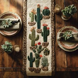 Emerald Spines Table Runner - Made to Order TABLE928