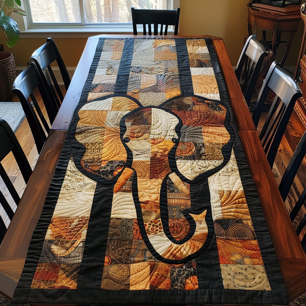Elephant Odyssey Table Runner - Made to Order TABLE928