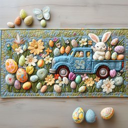Eggstraordinary Garden Table Runner - Made to Order TABLE928