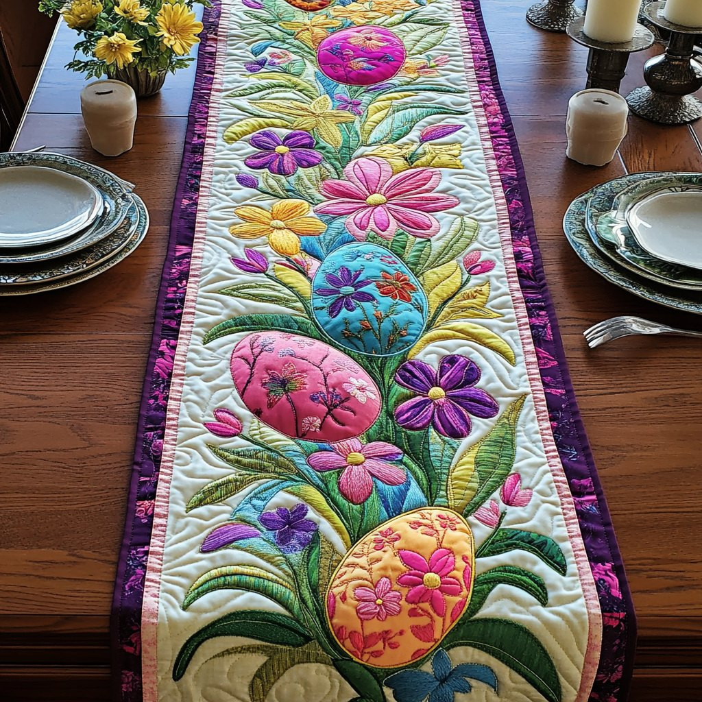 Egg Meadow Magic Table Runner - Made to Order TABLE928