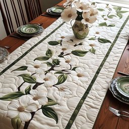 Dogwood Breeze Table Runner - Made to Order TABLE928