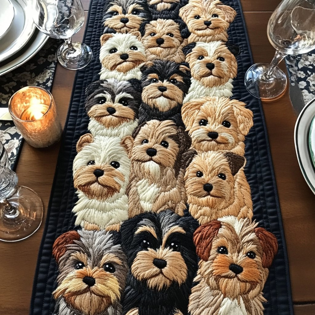 Dog Doodles Table Runner - Made to Order TABLE928