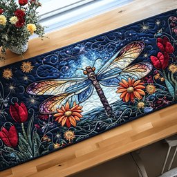 Dragonfly Breeze Table Runner - Made to Order TABLE928