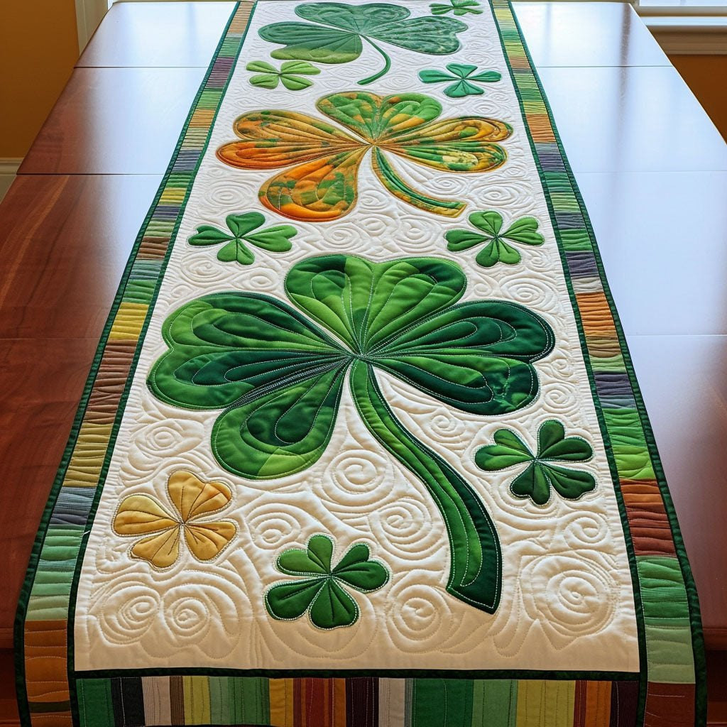 Emerald Leprechaun Charm Table Runner - Made to Order TABLE928