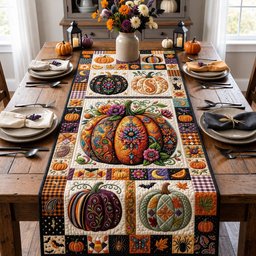 Diamond Pumpkin Table Runner - Made to Order TABLE928