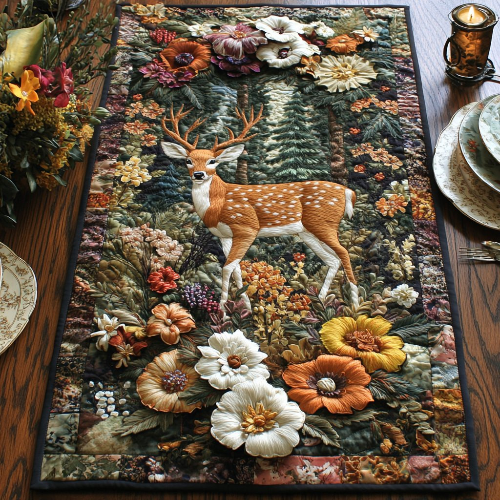Deer Beauty Table Runner - Made to Order TABLE928