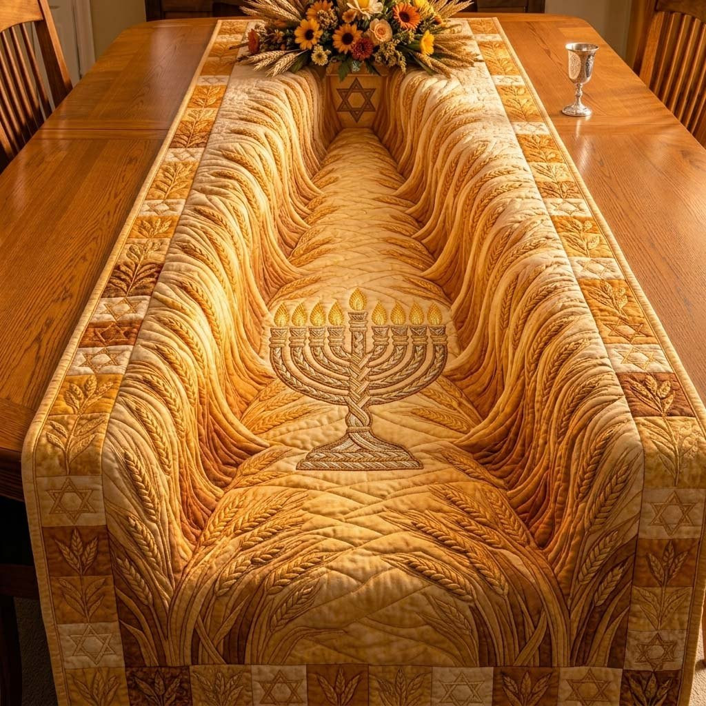 Desert Wheat Valley Table Runner - Made to Order TABLE928