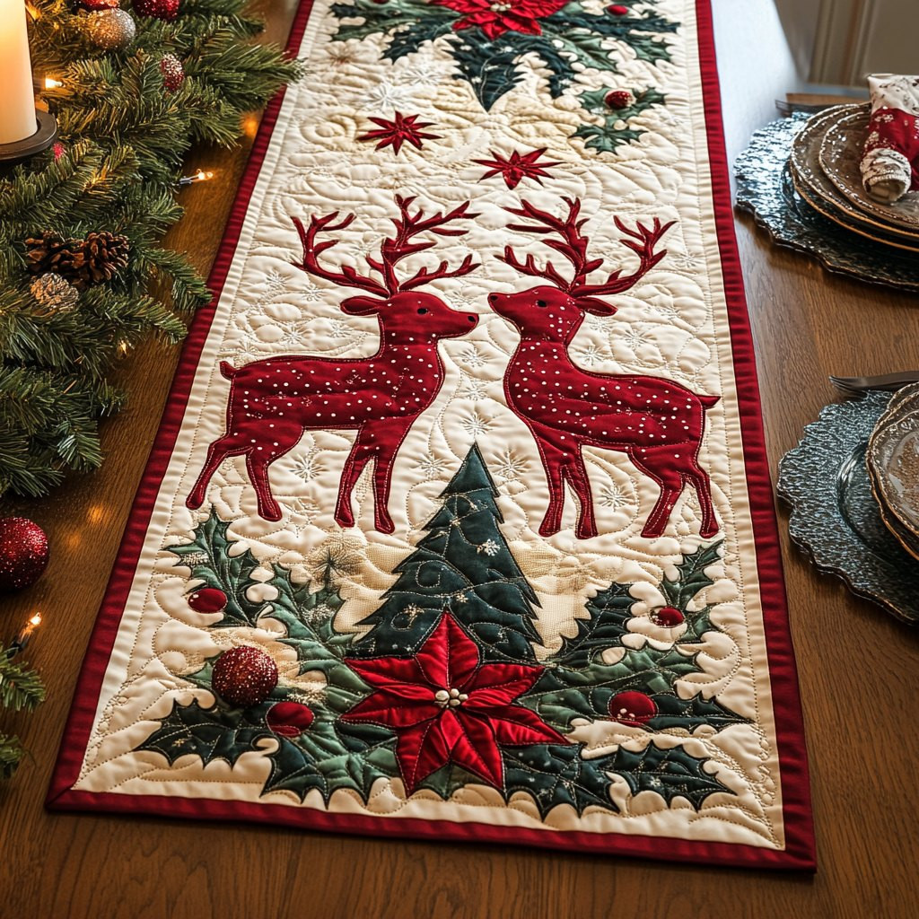 Deer Tracks Table Runner - Made to Order TABLE928