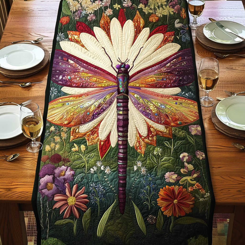Dewdrop Wings Table Runner - Made to Order TABLE928