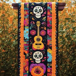 Dia De Los Muertos Spirit Table Runner - Made to Order TABLE928