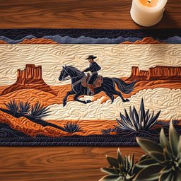 Desert Rider Table Runner - Made to Order TABLE928