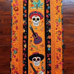 Dia De Los Muertos Celebration Table Runner - Made to Order TABLE928