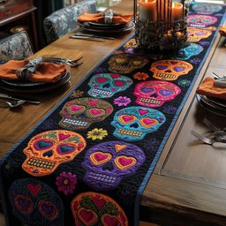 Day of the Dead Table Runner - Made to Order TABLE928