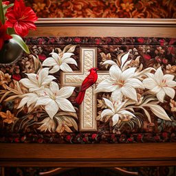 Divine Messenger Table Runner - Made to Order TABLE928