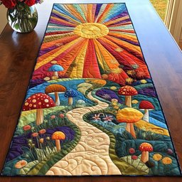 Dawn Fungi Path Table Runner - Made to Order TABLE928