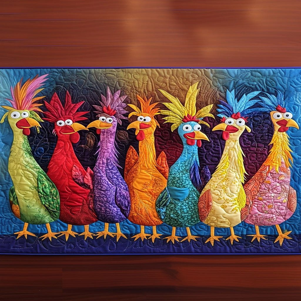 Crowing Colors Table Runner - Made to Order TABLE928