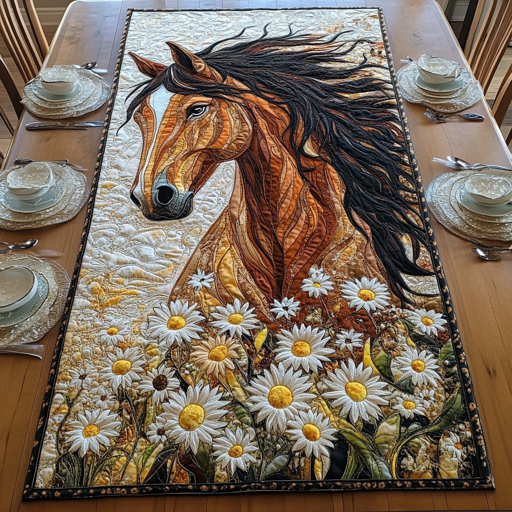 Daisy Hooves Table Runner - Made to Order TABLE928