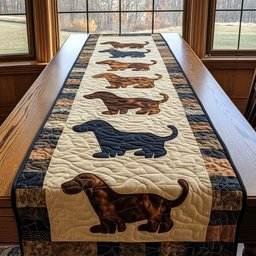 Dachshund Spirit Table Runner - Made to Order TABLE928