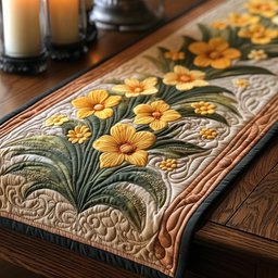 Daffodil Delight Table Runner - Made to Order TABLE928
