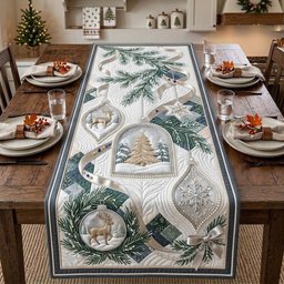 Crystal Winter Studio Table Runner - Made to Order TABLE928