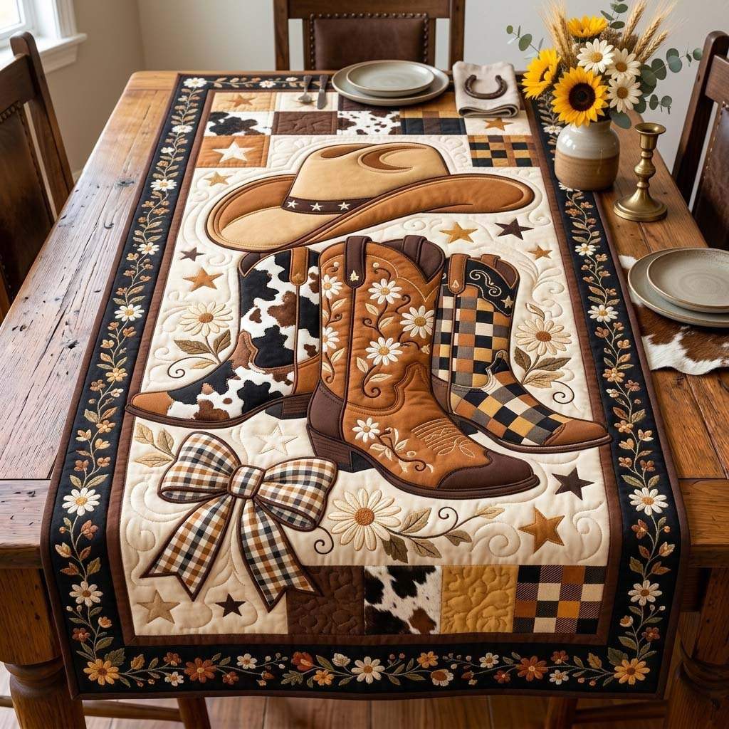 Daisy Ranch Charm Table Runner - Made to Order TABLE928