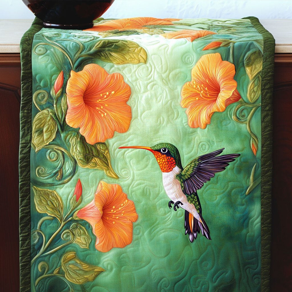Dancing Hummingbirds Table Runner - Made to Order TABLE928
